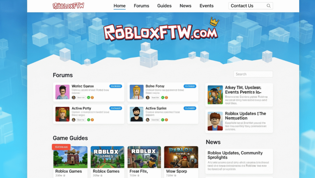 RobloxFTW.com: Where Roblox Fans Unite!