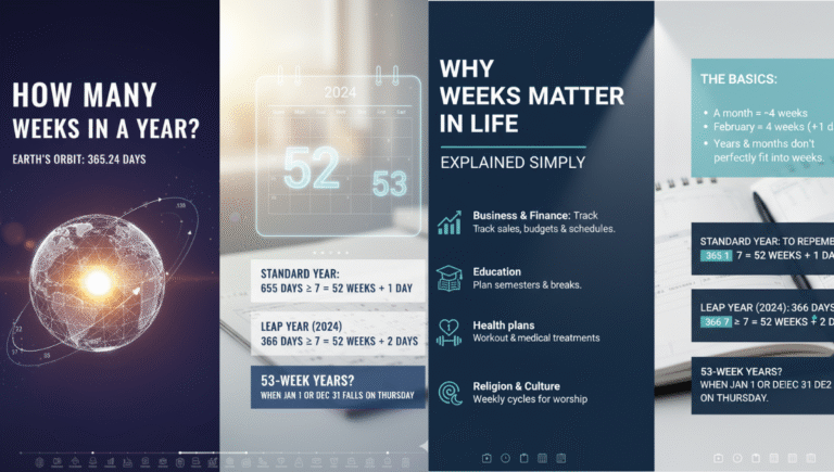 How Many Weeks Make Up a Year? Explained Simply
