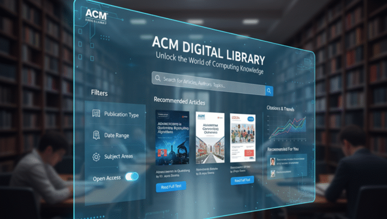 How to Access and Use the ACM Digital Library Effectively