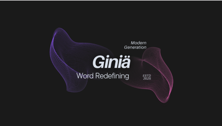 Meet Giniä: The Word Redefining Modern Expression