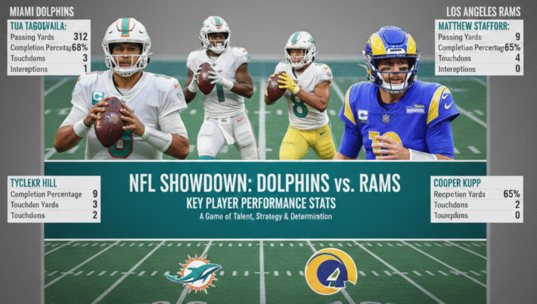 Miami Dolphins vs Los Angeles Rams: Key Player Performance Stats You Need to Know