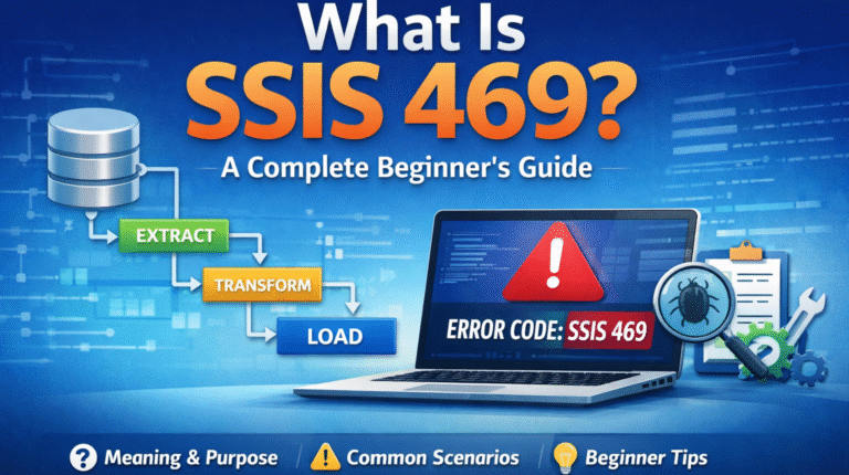 What Is SSIS 469? A Complete Beginner’s Guide